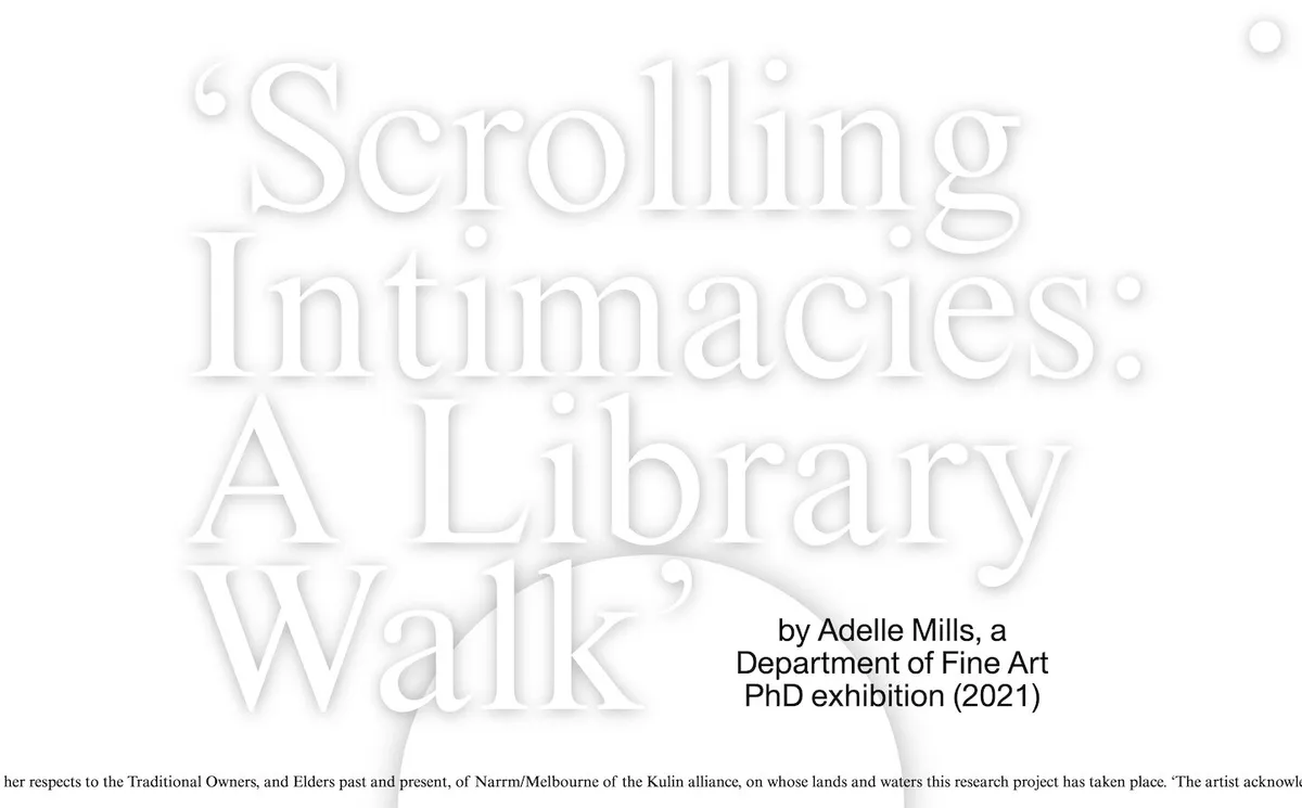 Scrolling Intimacies